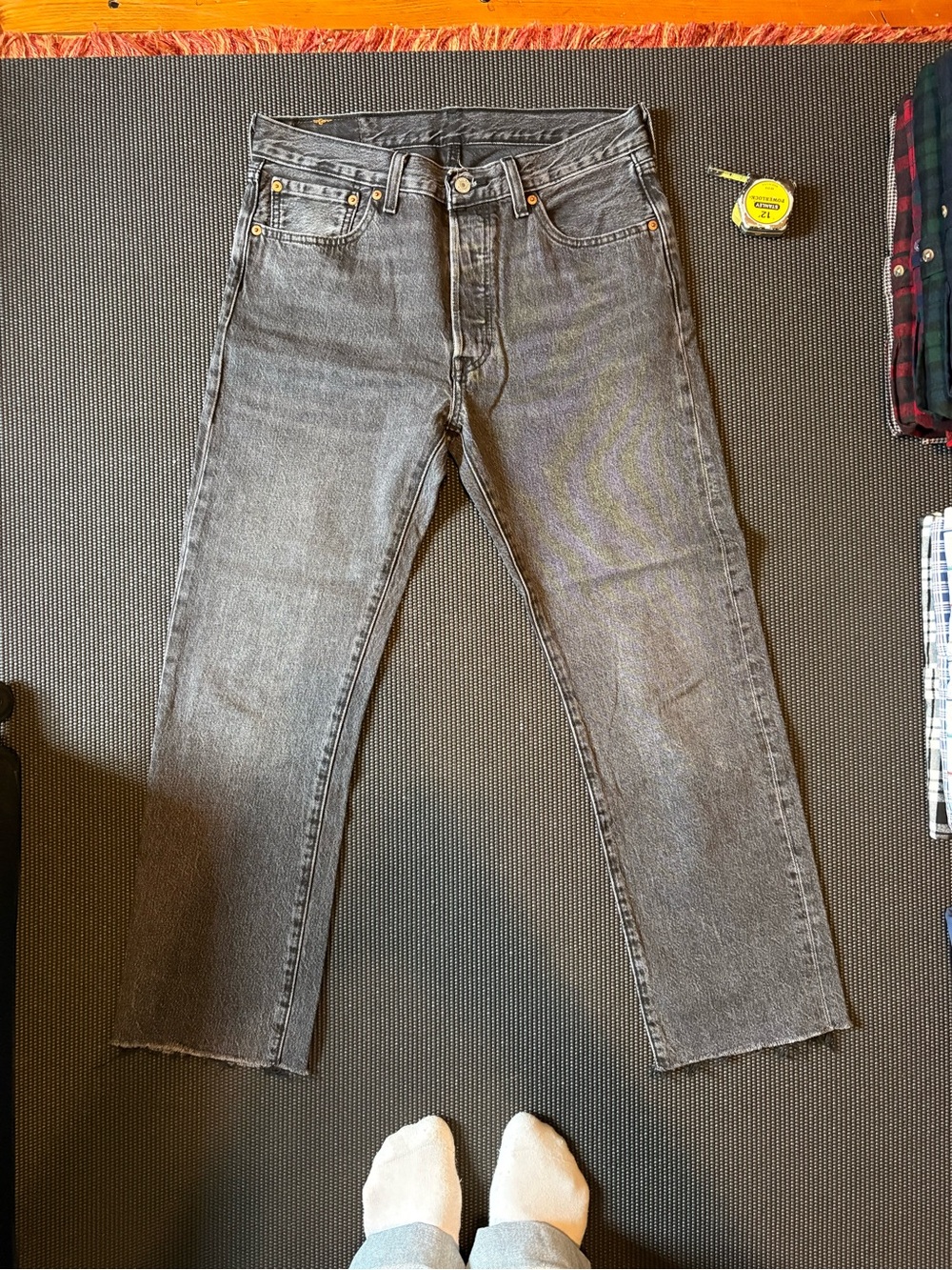 Levi's 501 Men’s Jeans with Raw Hem